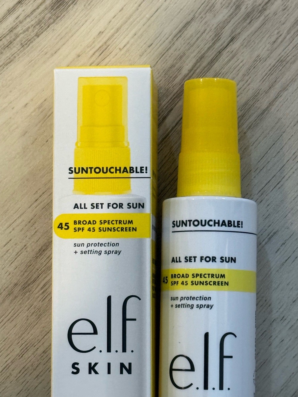 ELF All Set For Sun SPF 45 Sunscreen Spray - NIB